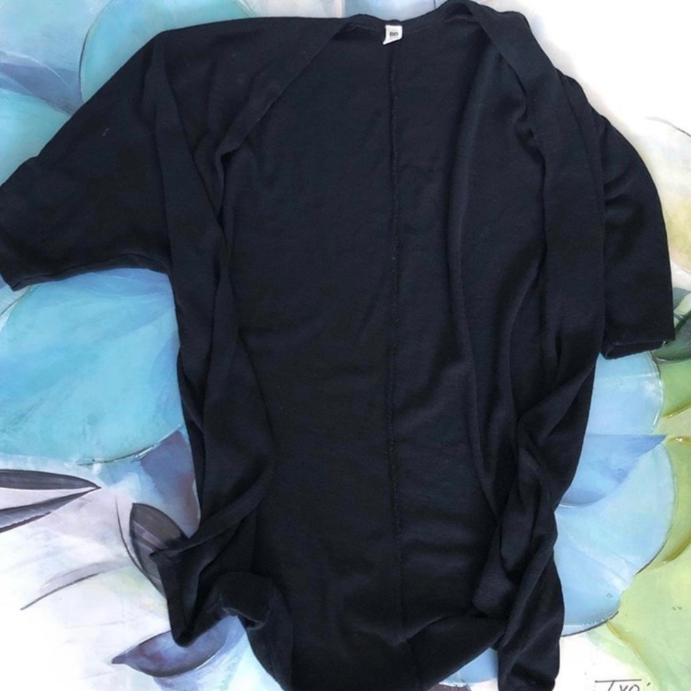 BP black long cardigan